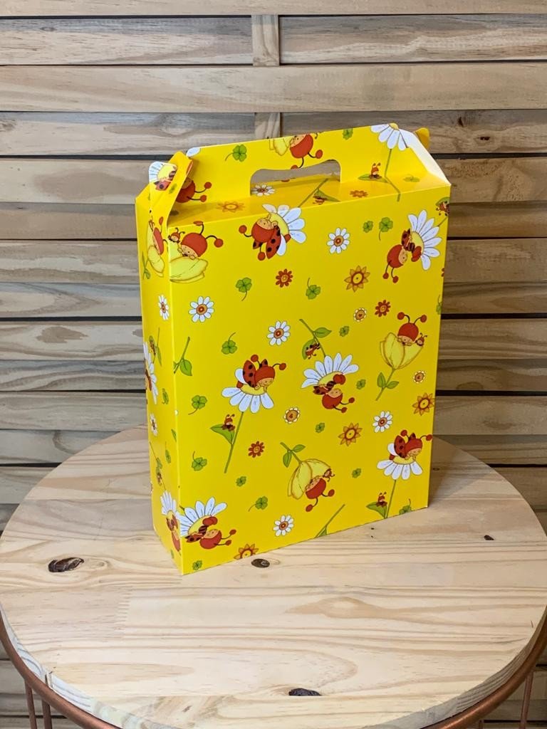 CAIXA MALETA RET VERT JD DAS JOANINHAS GG 32X25X7,5 598638