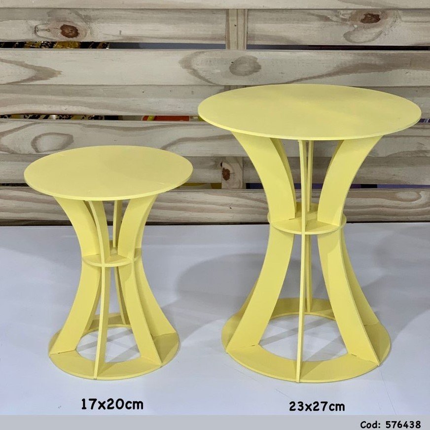 KIT BANDEJA CURVADA 17X20/23X27CM AM MDF 576438