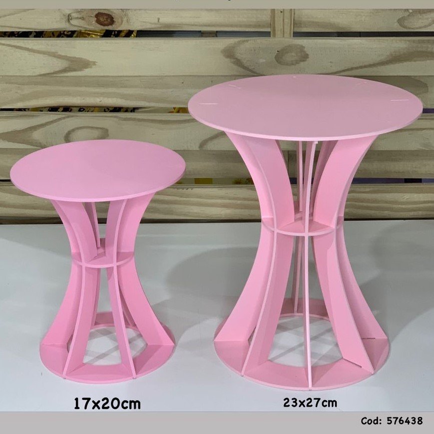 KIT BANDEJA CURVADA 17X20/23X27CM RS/AM/AZ MDF 576438