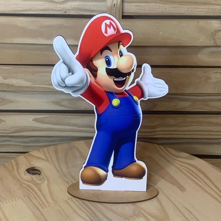 PLACA PERSONAGENS SUPER MARIO 31CM 1759 896146