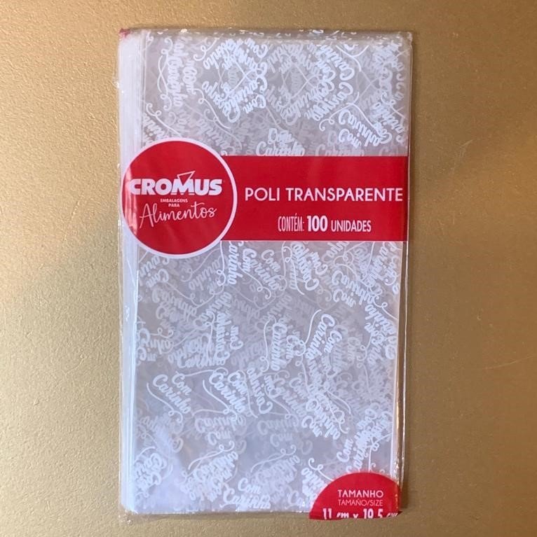 SACO TRANSP 11X19,5 CARINHO BRANC PT C/100UN 11300312 390331