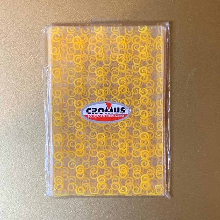 SACO TRANSP 10X14 SPIRAL AMARELO C/100 05030