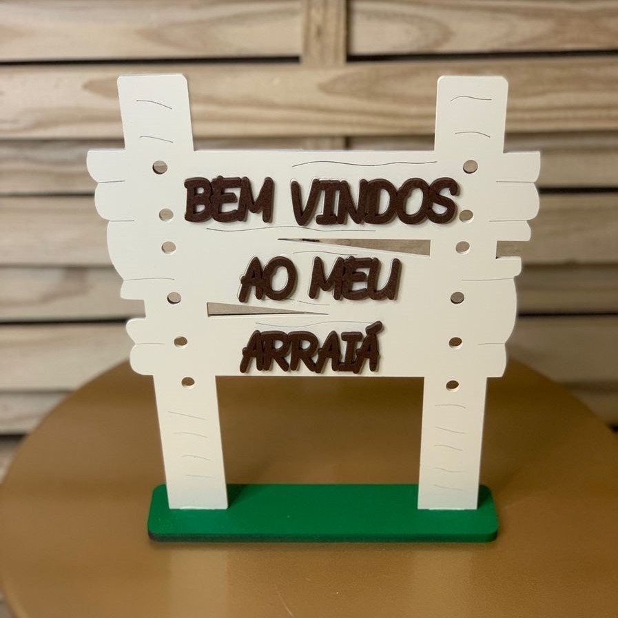 PLACA MEU ARRAIA 26CM 583436