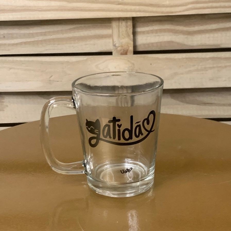 CANECA DE VIDRO BASIC GATIDAO 512255