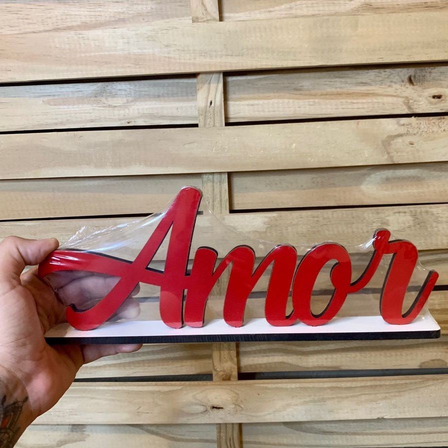 NOME DECORATIVO AMOR II G 30CM 102386 238
