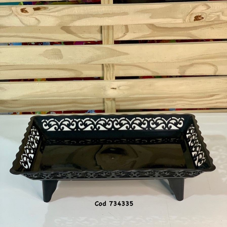 TRAVESSA PROVENCAL MULTIUSO 25X36,5CM PRETA 734335