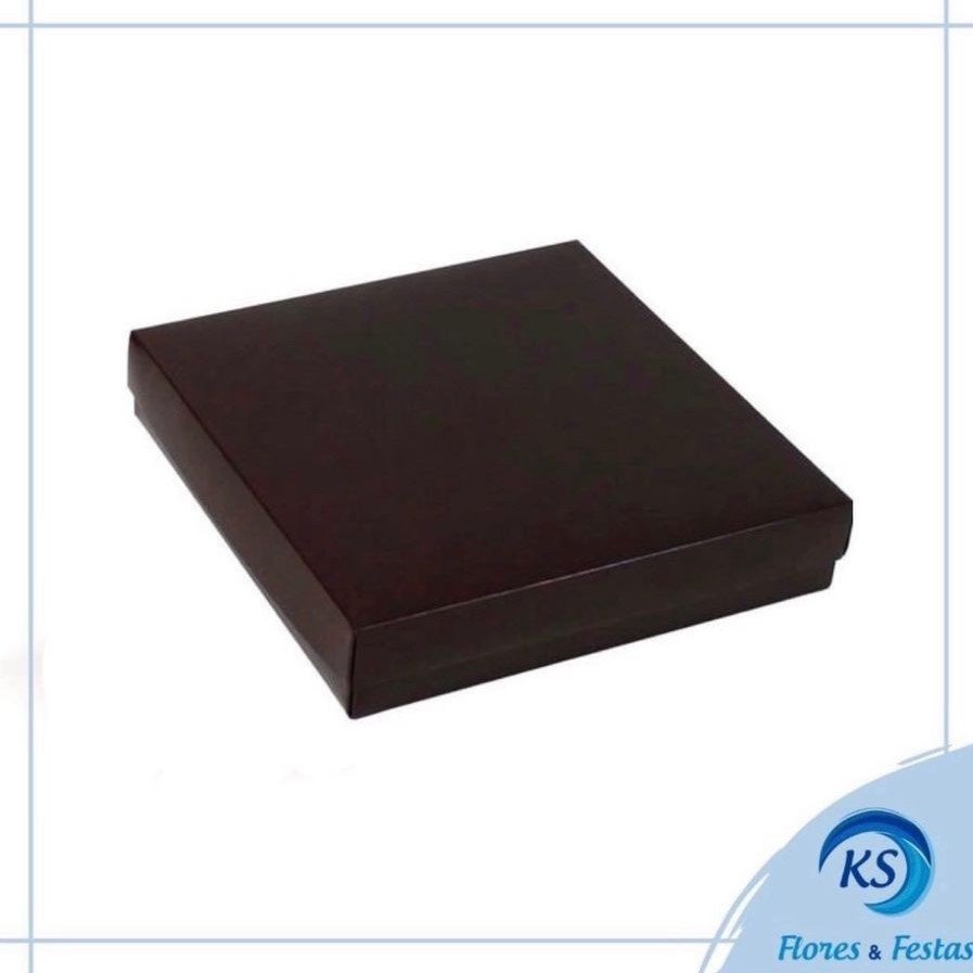 CAIXA PARA TRANSPORTE 25 DOCES 19X19X3CM MARROM 103491 1048