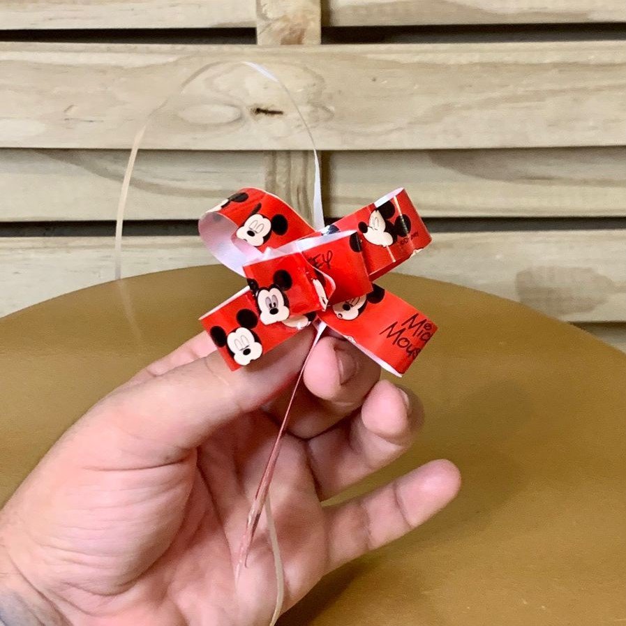 LACO PRONTO LICENCIADO MICKEY VERMELHO 23MM C/10 1730173