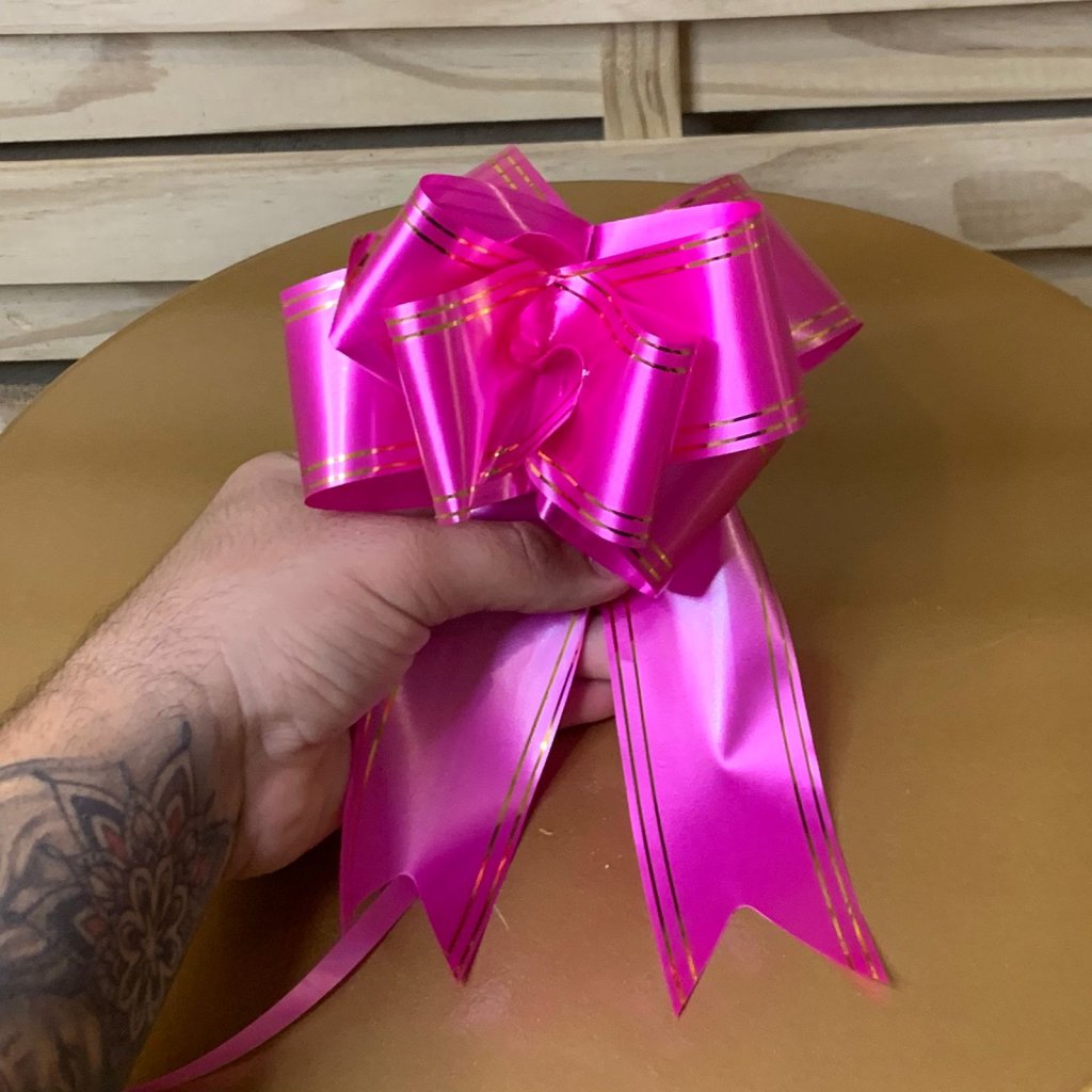LACO PRONTO FIO DE OURO 50X780MM PCT C/10PCS COR PINK 125757