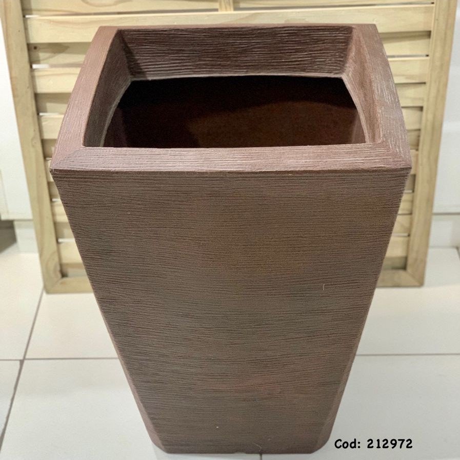 VASO GRAFIATO TRAPEZIO 70 FERRUGEM 730017011 212972