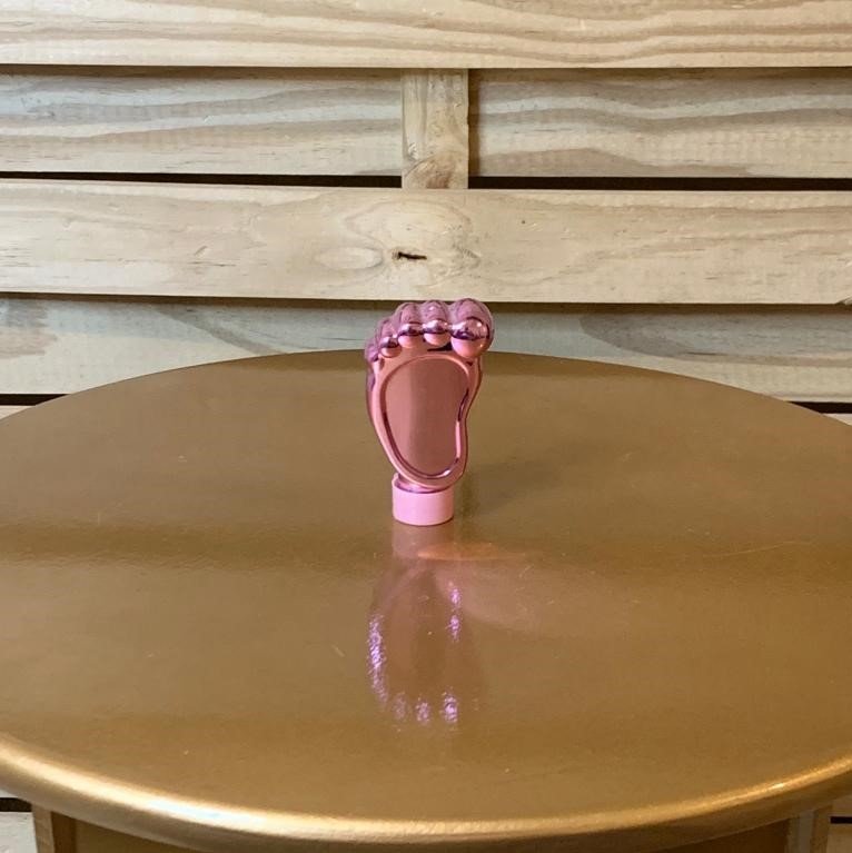 MINI BALEIRO PEZINHO ROSA METALIZADO 102400 4135023