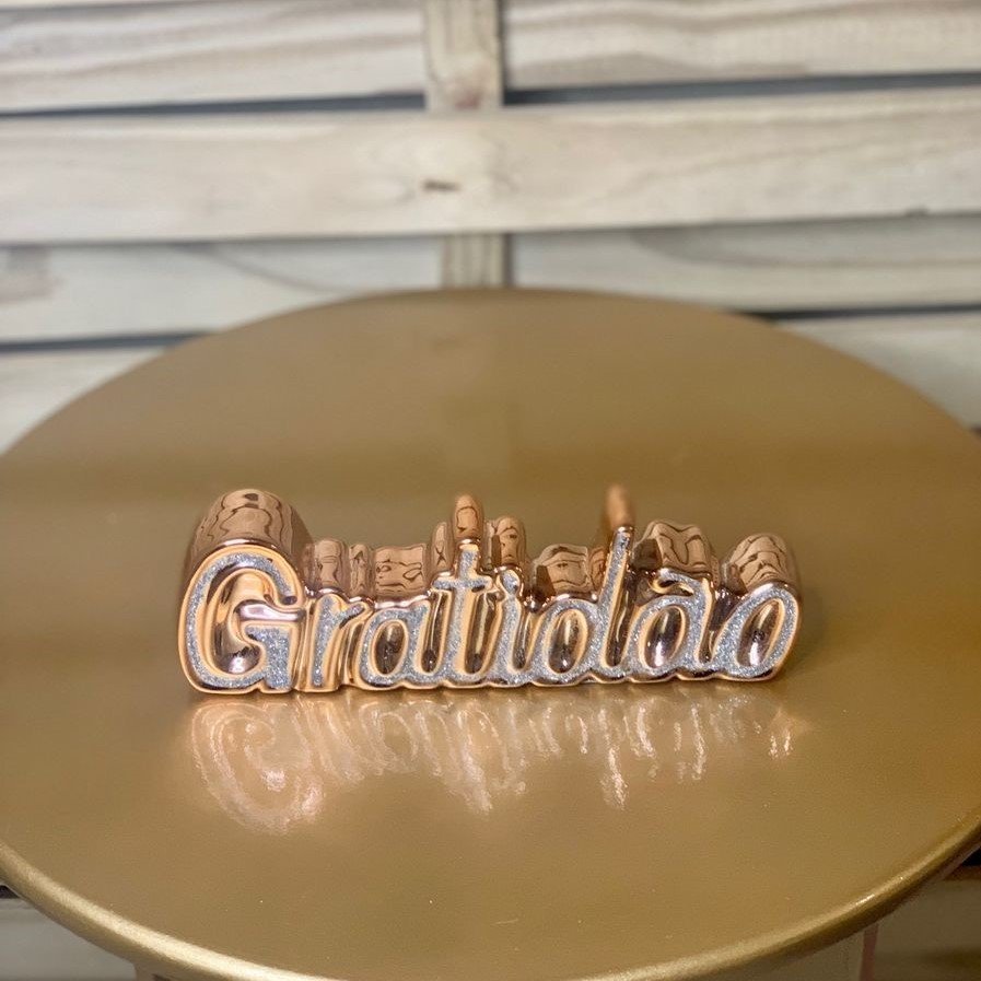 ENFEITE DECORATIVO DE CERAMICA GRATIDAO 19CM 942177 HD52989