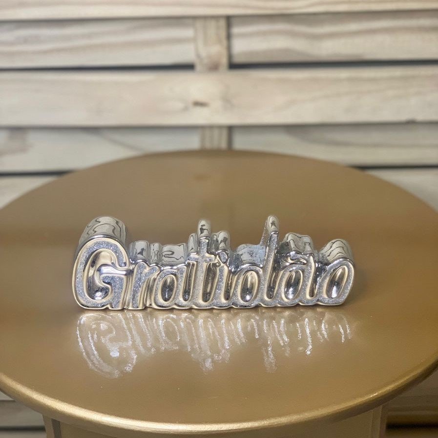 ENFEITE DECORATIVO DE CERAMICA GRATIDAO 19CM 942177 HD52989