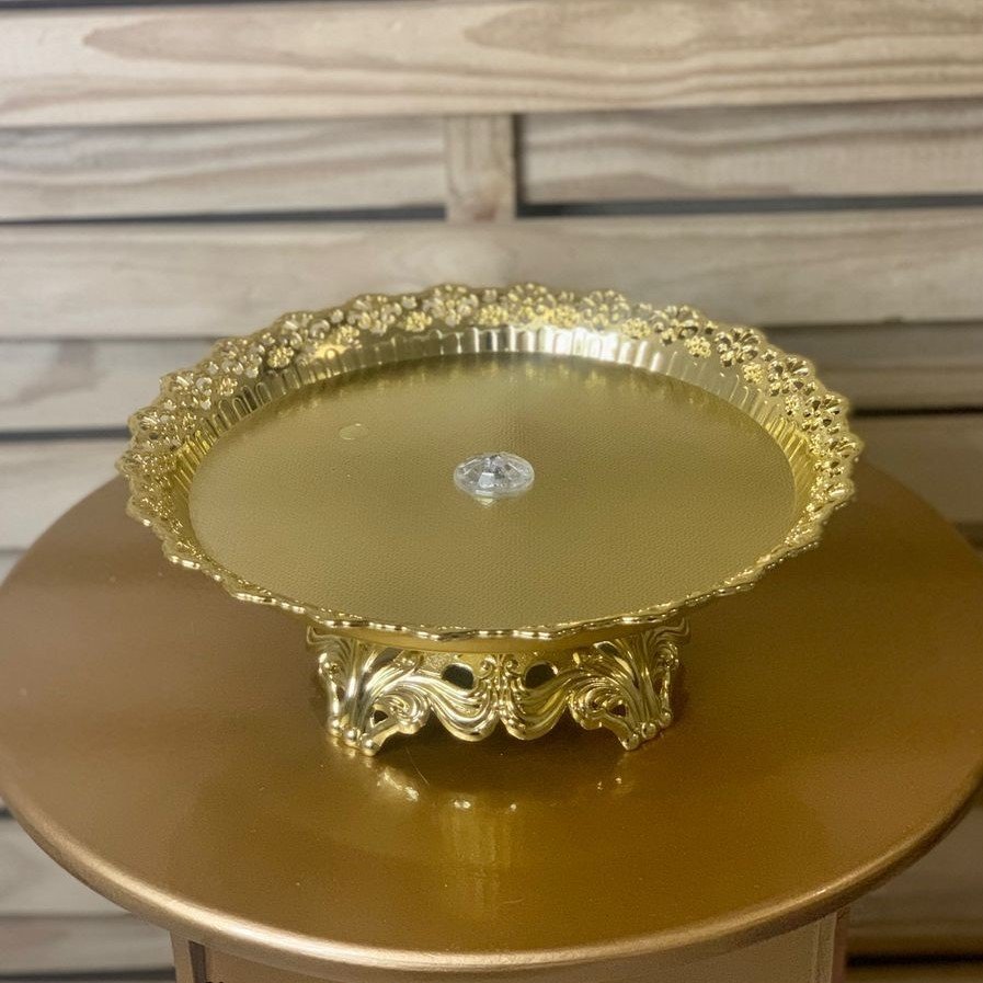 BANDEJA DECORATIVA 8X26CM OURO 920021 HU54804