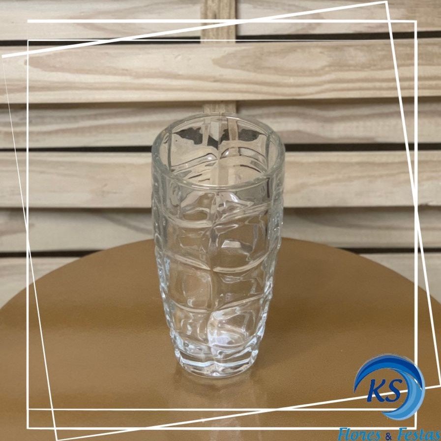 VASO DE VIDRO 09X18,5CM 036081