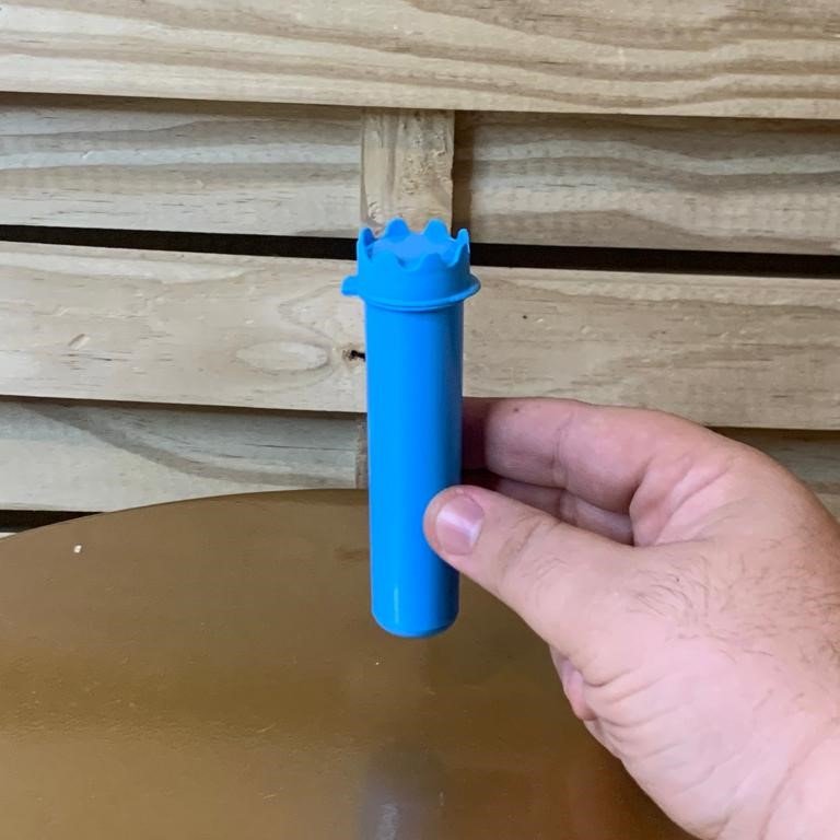 TUBETE COROA 10,5CM AZUL BB 033122 F2146