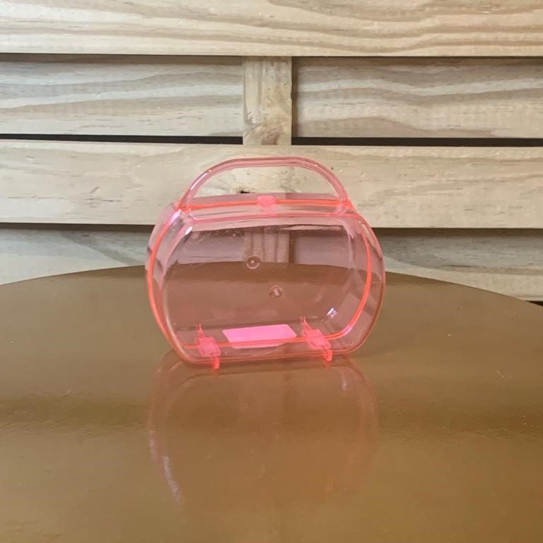 MALETA BOLSINHA ROSA TRANSP 268728