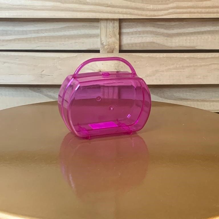 MALETA BOLSINHA LILAS TRANSP 268735