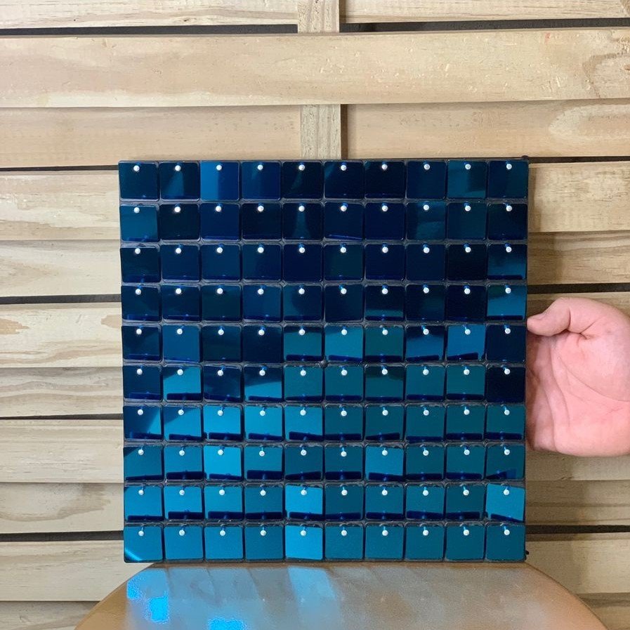 PLACA SHIMMER WALL AZUL TIFANNY 30X30CM 220526 Q22052