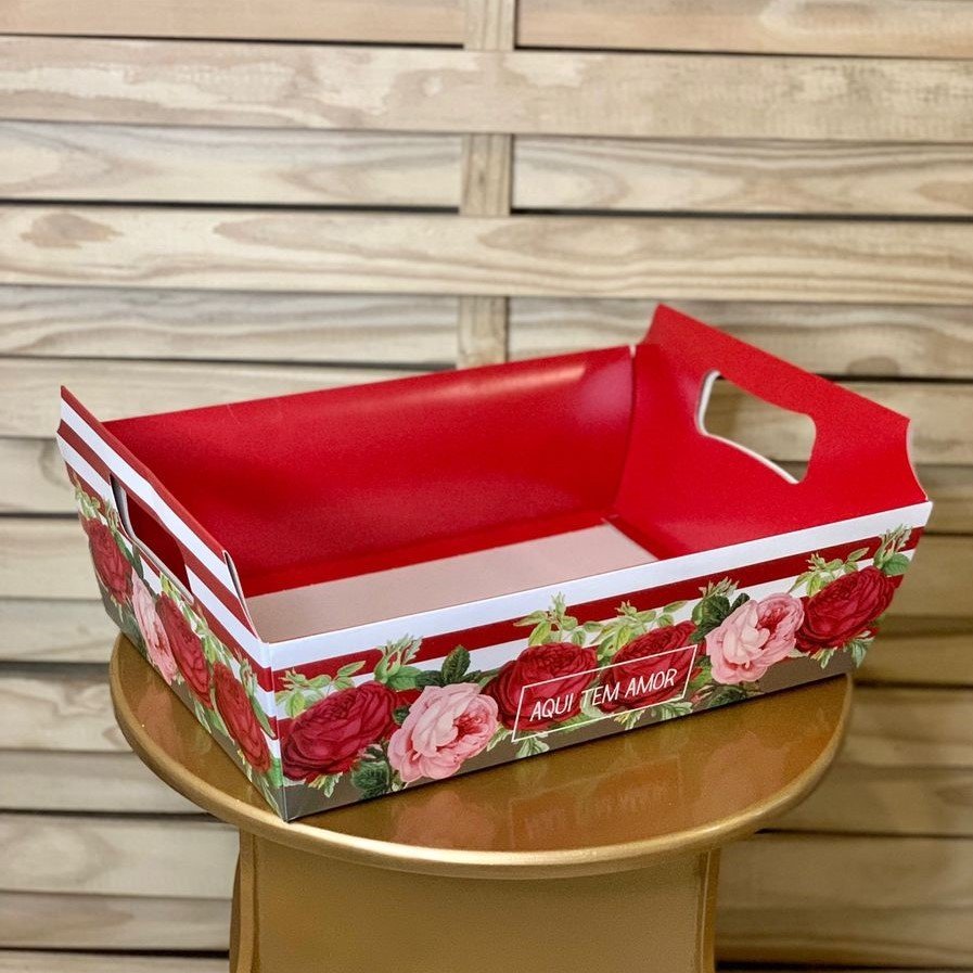 CESTA DE CARTAO AMOR G 32X24X11 891333