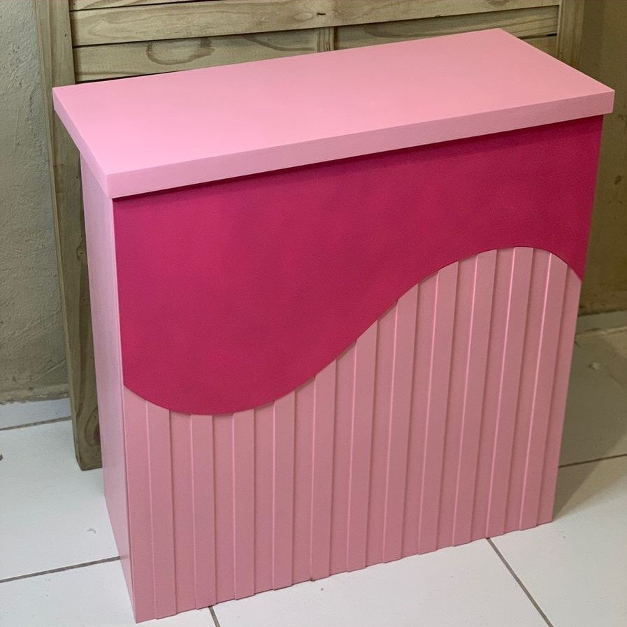 MESA ONDA 70X70X40CM MDF 600348