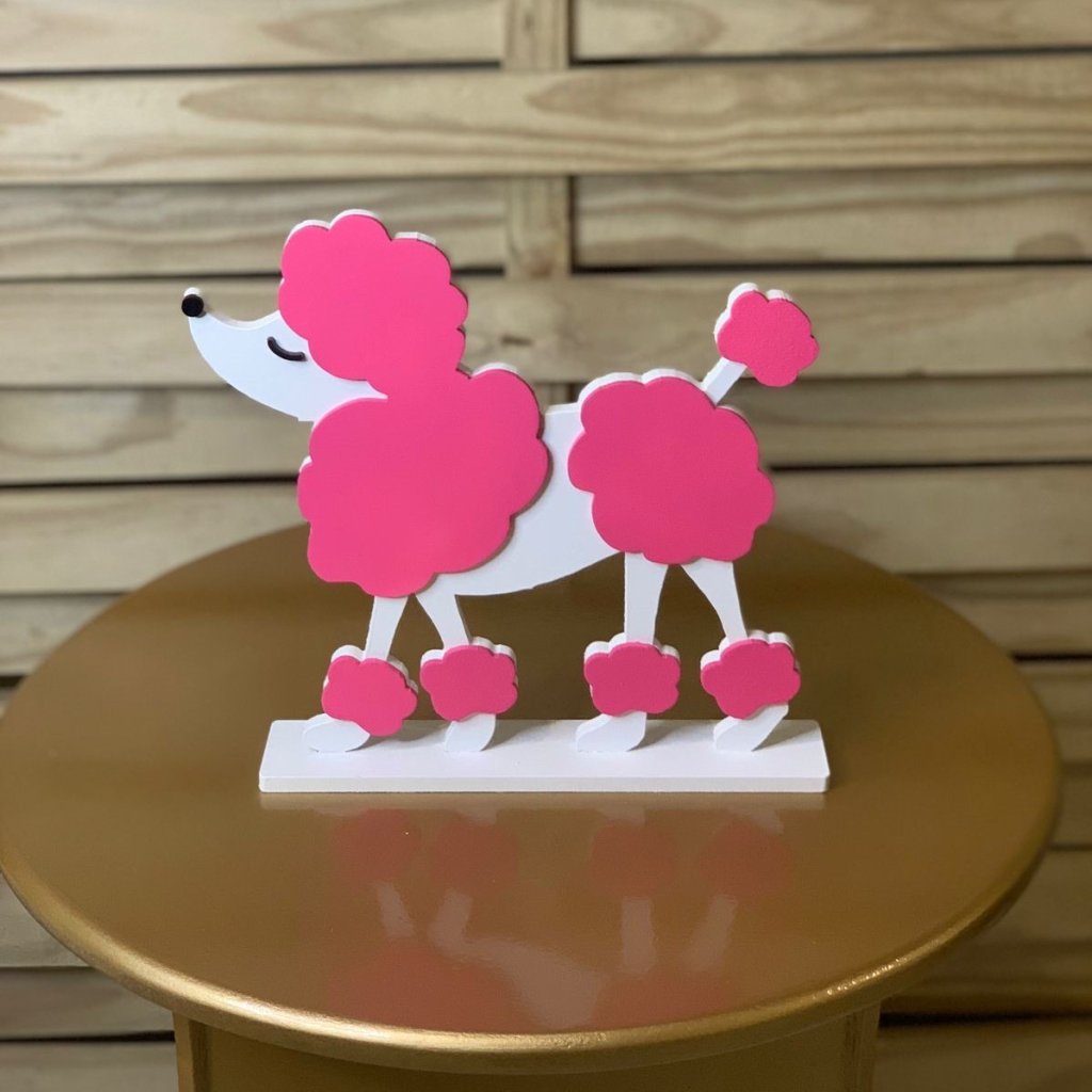 POODLE DA BARBIE EM MDF 20CM 602274