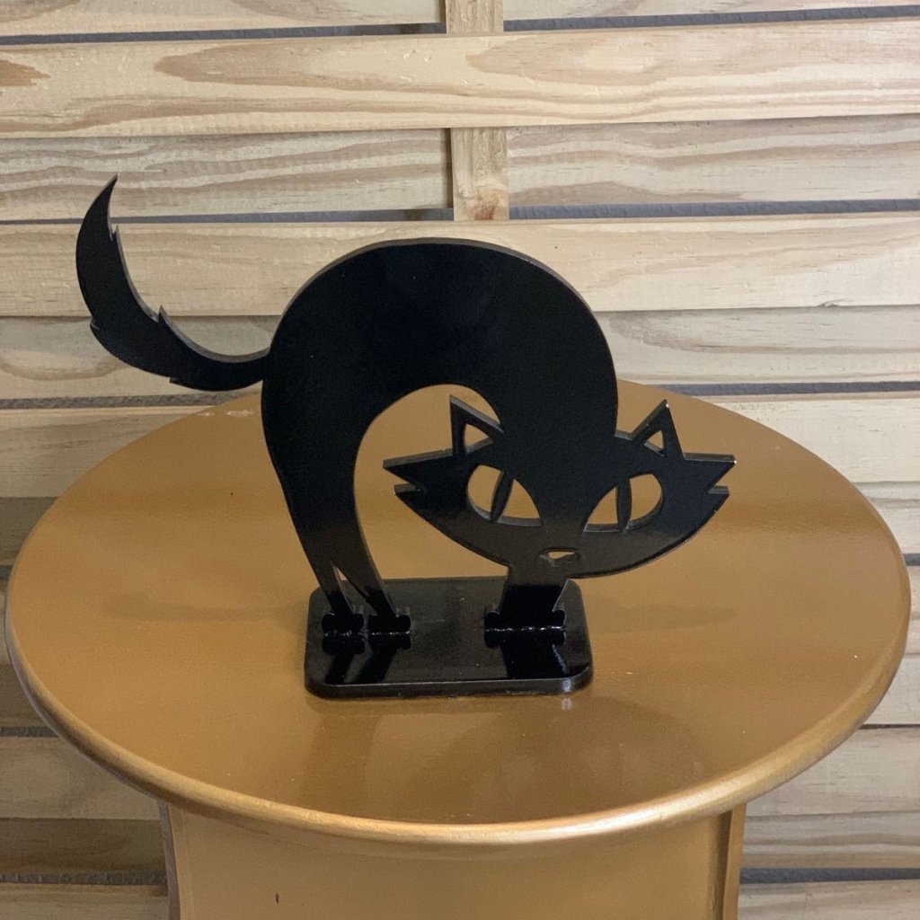 DISPLAY GATO ENCURVADO 008 HALLOWEEN 17CM 414504