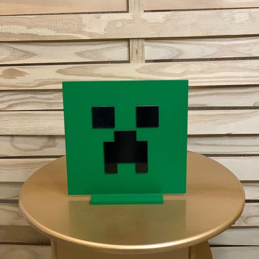 PLACA DECORATIVA MINECRAFT 20X20CM MDF 576513