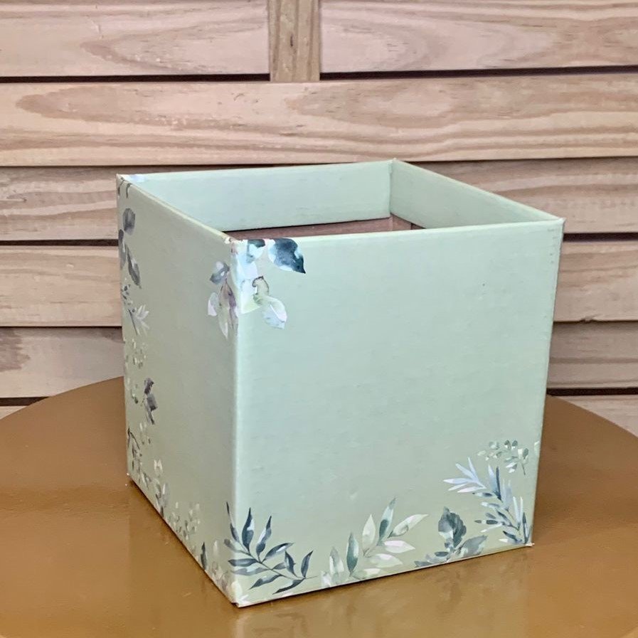 CACHEPOT QUADRADO NATURE 14,5CMX14,5CMX15,5CM VD CHA 34288