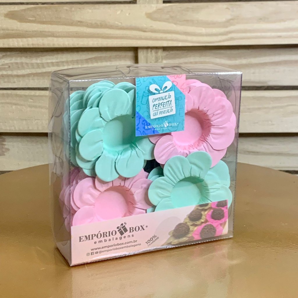 FORMINHA PARA DOCE PETALA DE PAPEL REVELACAO 3 C/40UN 448499
