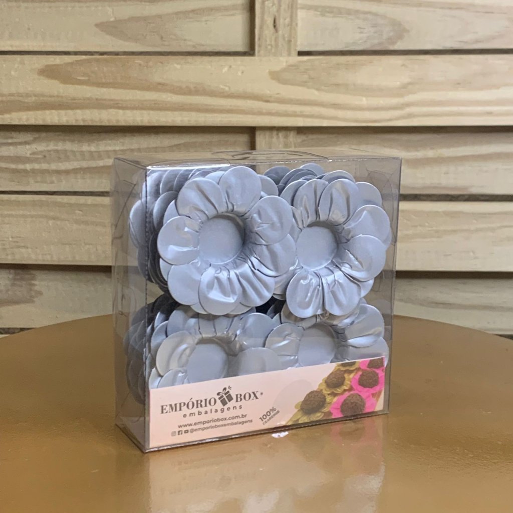 FORMINHA PARA DOCE PETALA GLOSS PRATA C/40UN 439008