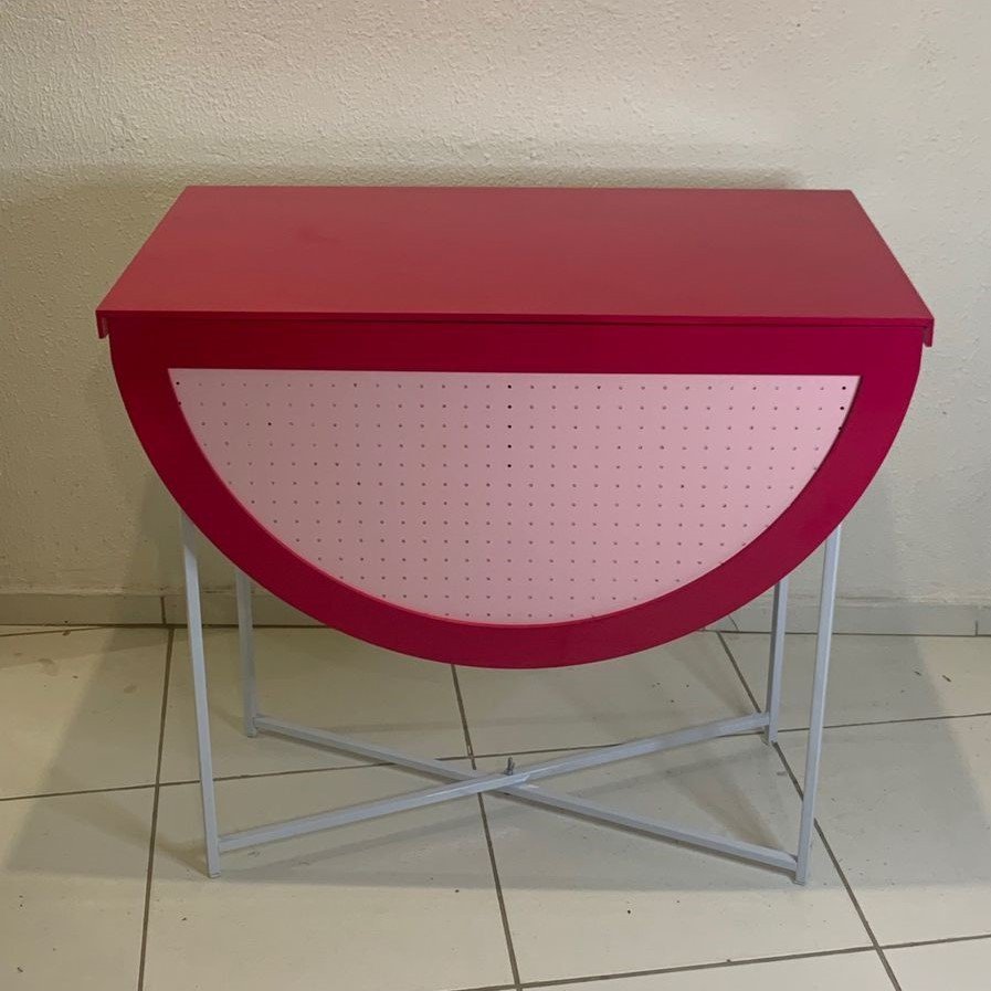MESA GUSTAVO PER DOBRA PINK/ROSA BB 93CMX50CMX81CM 606623