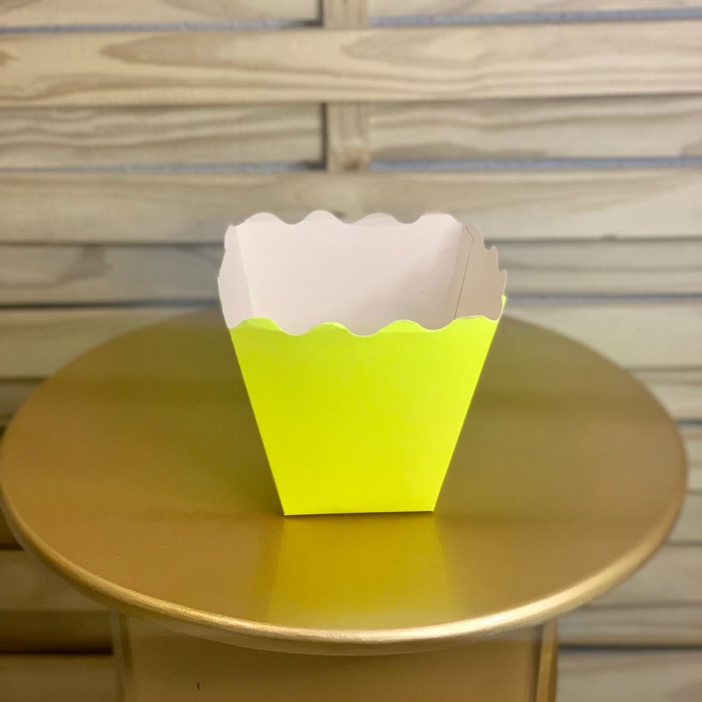 CACHEPOT MEDIO AMARELO NEON 998 400154