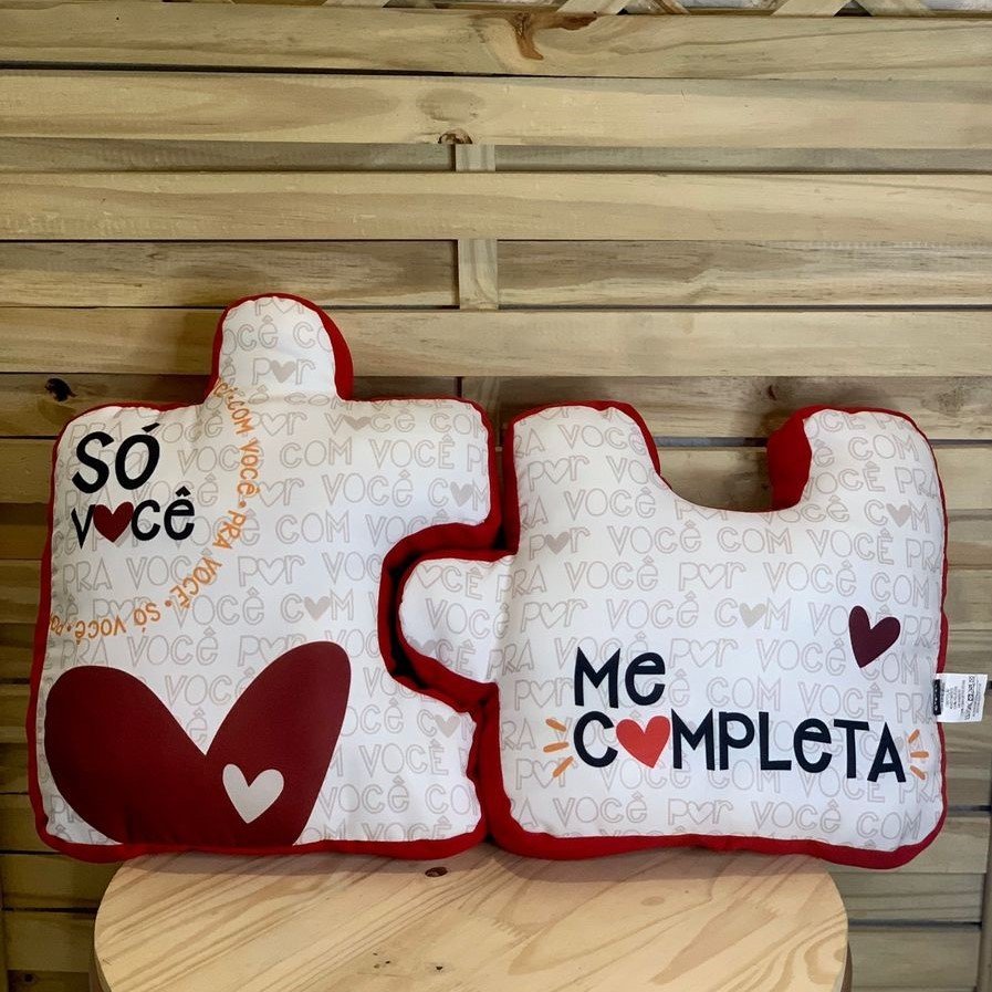 DUPLA DE ALMOFADAS QUEBRA CABECA SO VOCE 42X34X10CM 641082