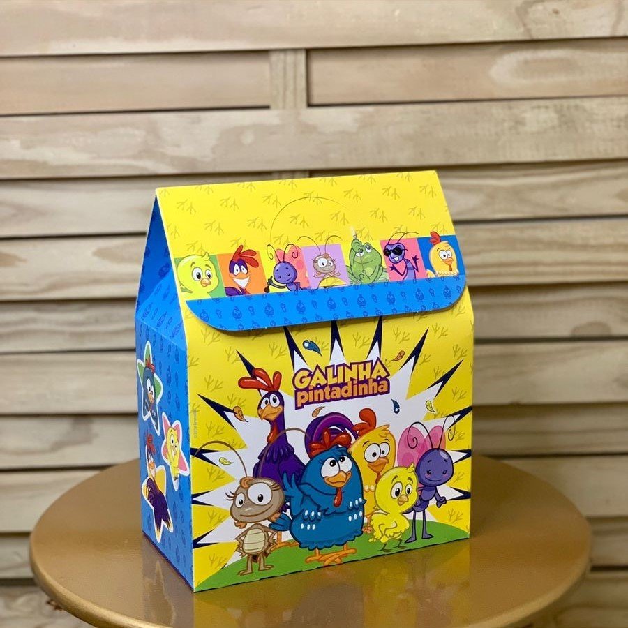 CX MALETA HOUSE TURMA DA GALINHA M 20X26X10,5 607743