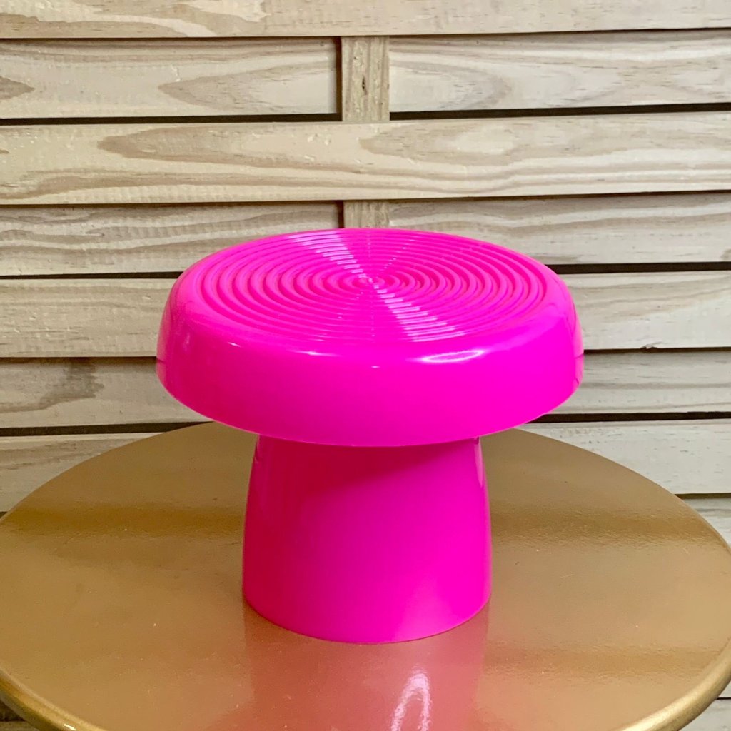 BANDEJA REDONDA ALEGRA 15X20CM PINK 136504