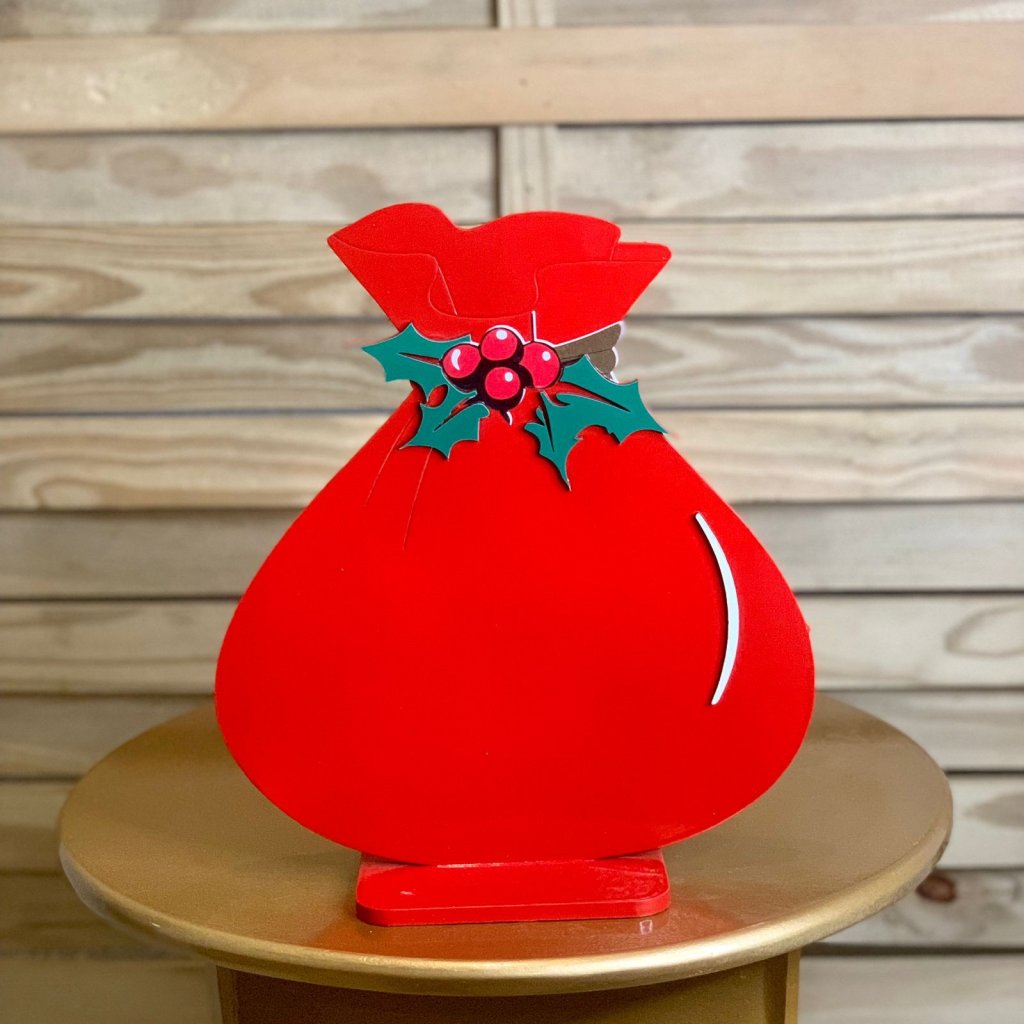 DISPLAY SACO DE PRESENTE NATAL 25CM 444938