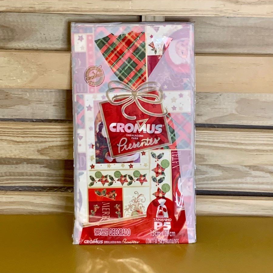 SACO PEROL 15X29 NOEL MAGICO C/50 99804774 629332 - NATAL