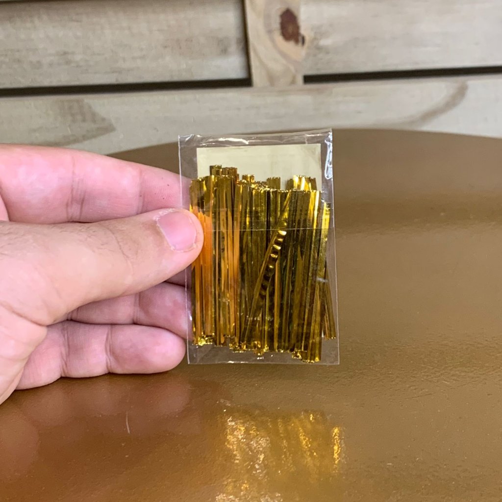 FECHO PRATICO 5 CM C/ 100UN OURO 865514