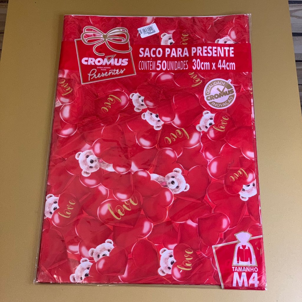 SACO METAL/PEROL 30X44 ROMANTICO SORTIDO PT C/50 UN 99580050 621770