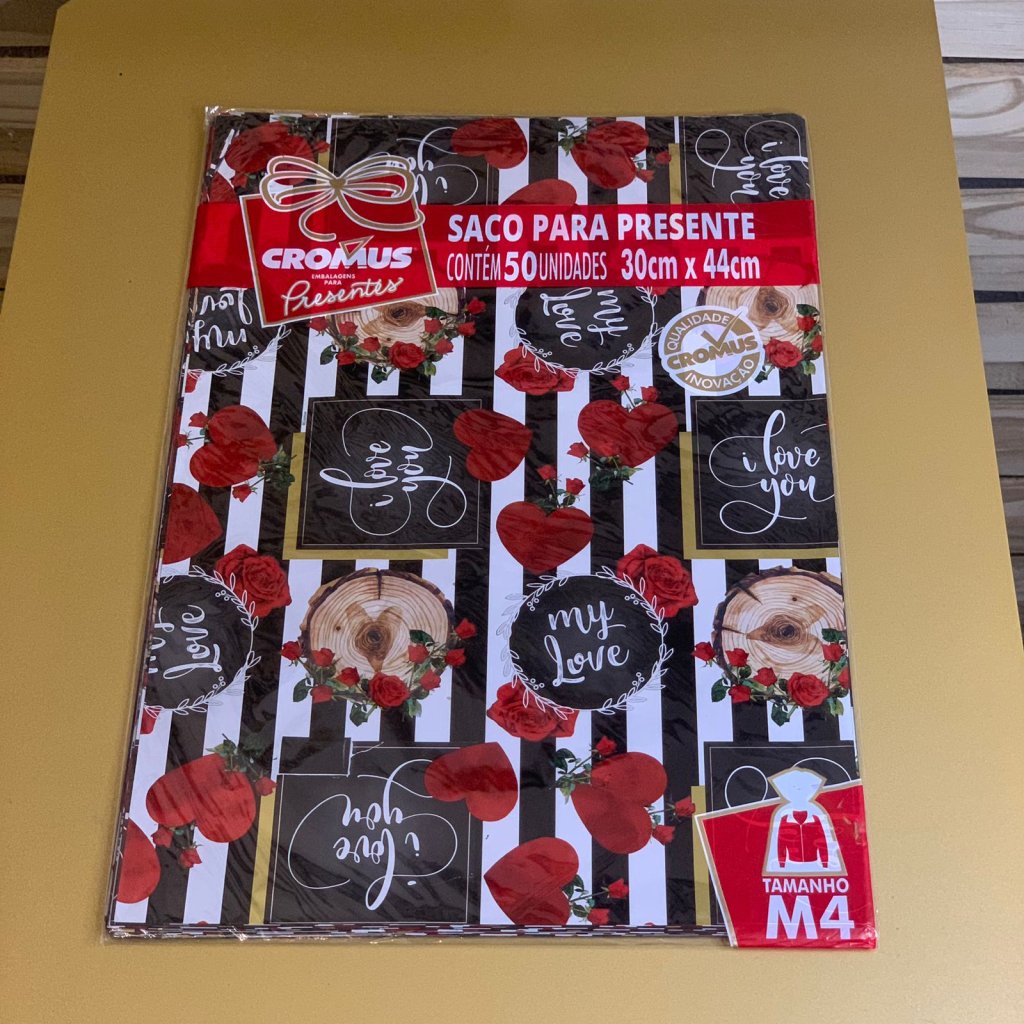 SACO METAL/PEROL 30X44 ROMANTICO SORTIDO PT C/50 UN 99580050 621770