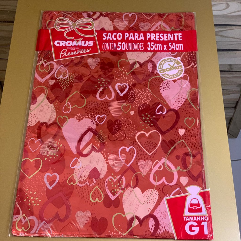 SACO METAL/PEROL 35X54 ROMANTICO SORTIDO PT C/50 UN 99580051 621794