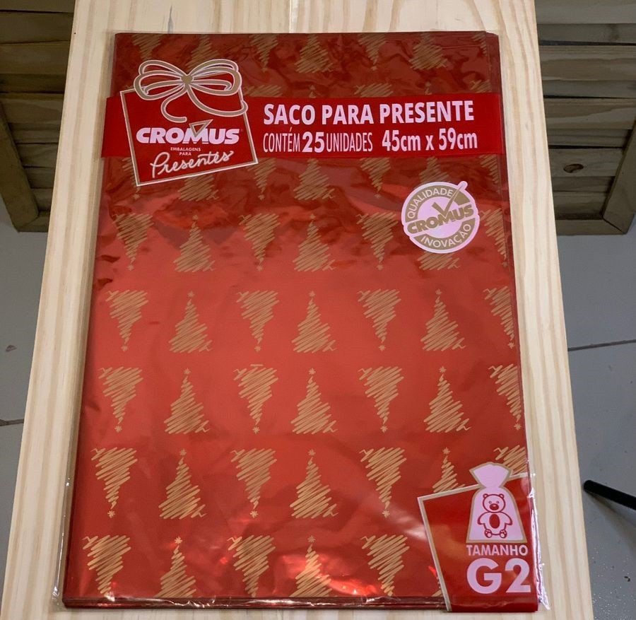 SACO METAL 45X59 POLO NORTE PT C/25 UN 449192 99007638 - NATAL