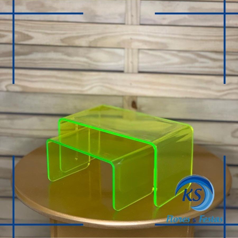 PAR DE ELEVADORES CLEAN COLOR AMARELO NEON 049168