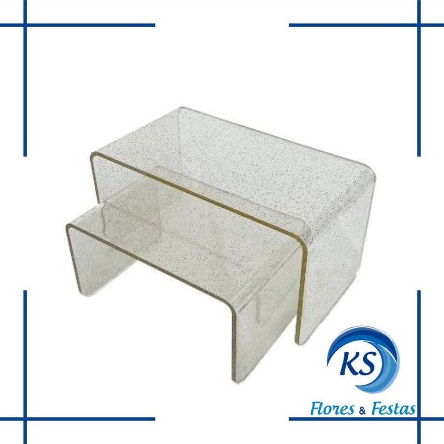 PAR DE ELEVADORES CLEAN GLITTER DOURADO 049113