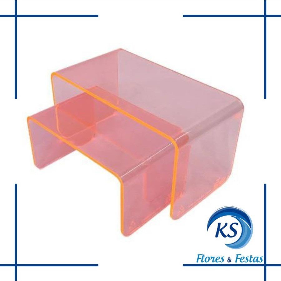 PAR DE ELEVADORES CLEAN COLOR LARANJA NEON 049157