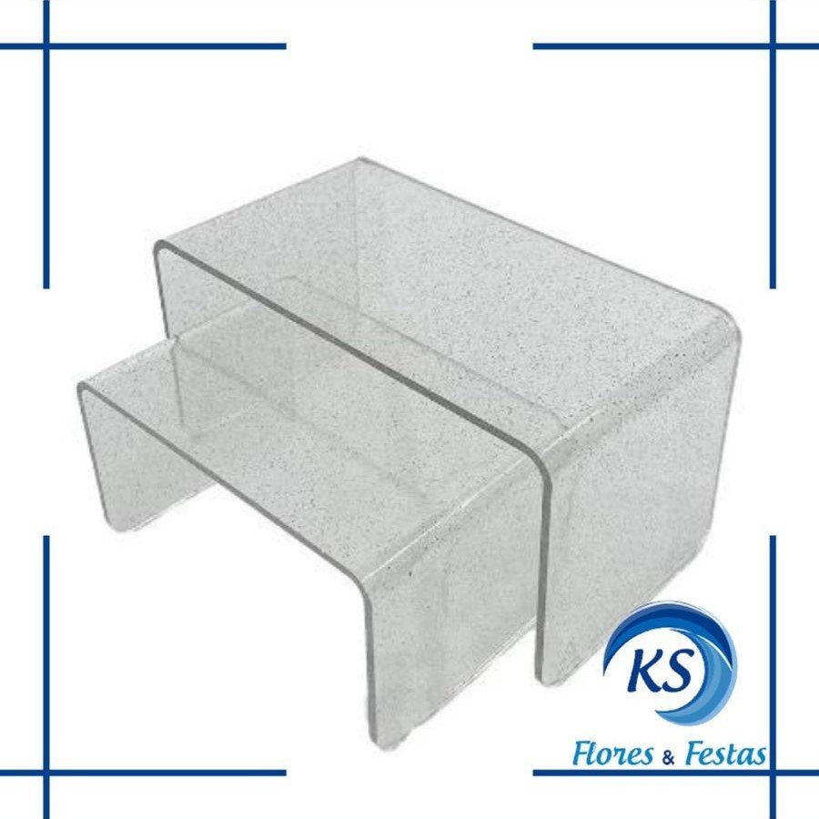PAR DE ELEVADORES CLEAN GLITTER PRATA 049120