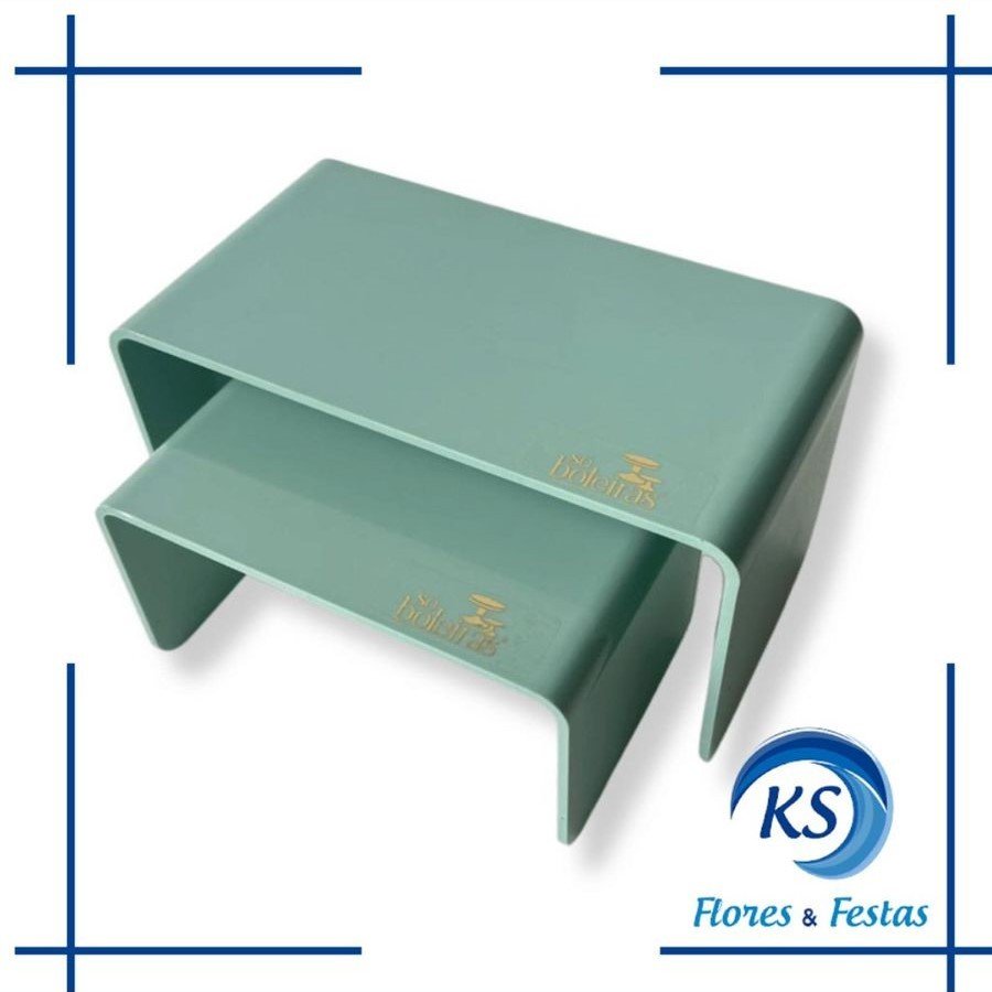 PAR DE ELEVADORES FOSCO VERDE MENTA 049465
