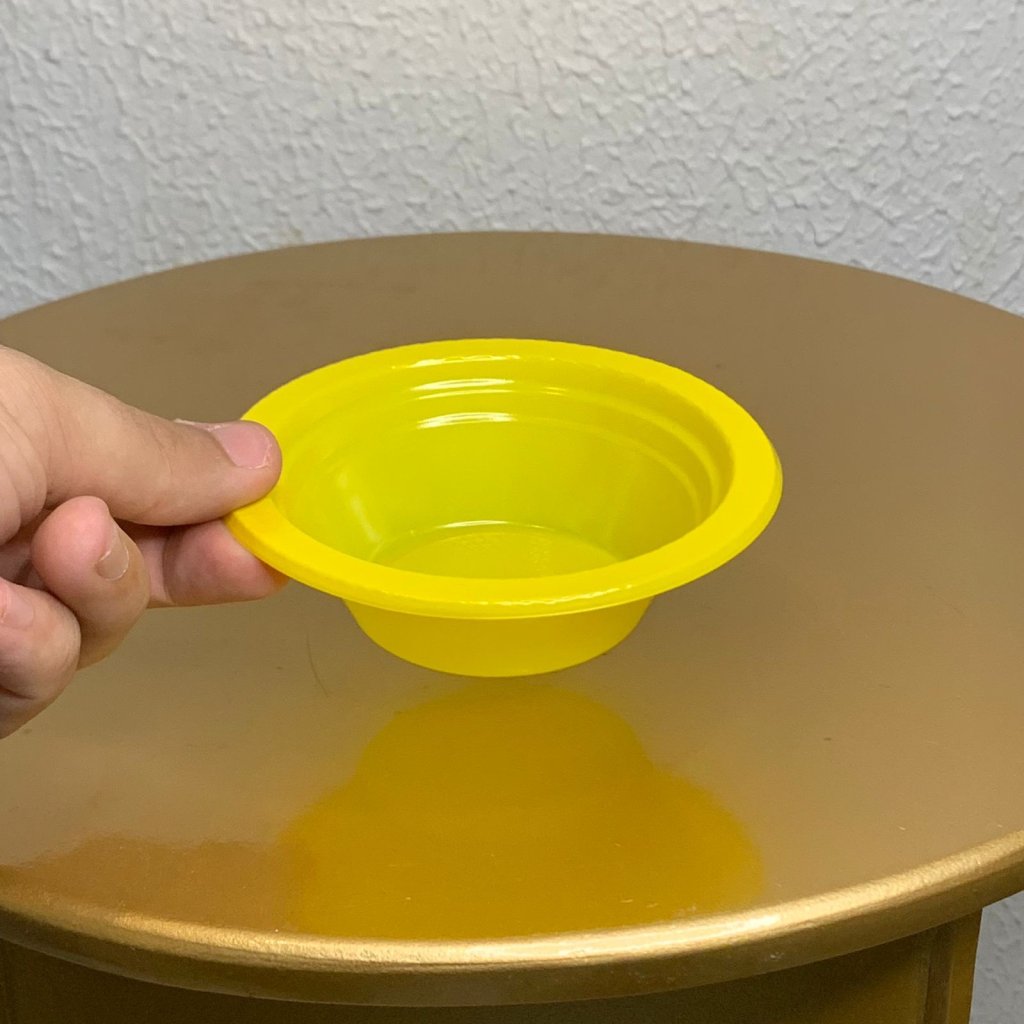 PFAM12 PRATO PLASTICO FUNDO 12 CM AMARELO 193687