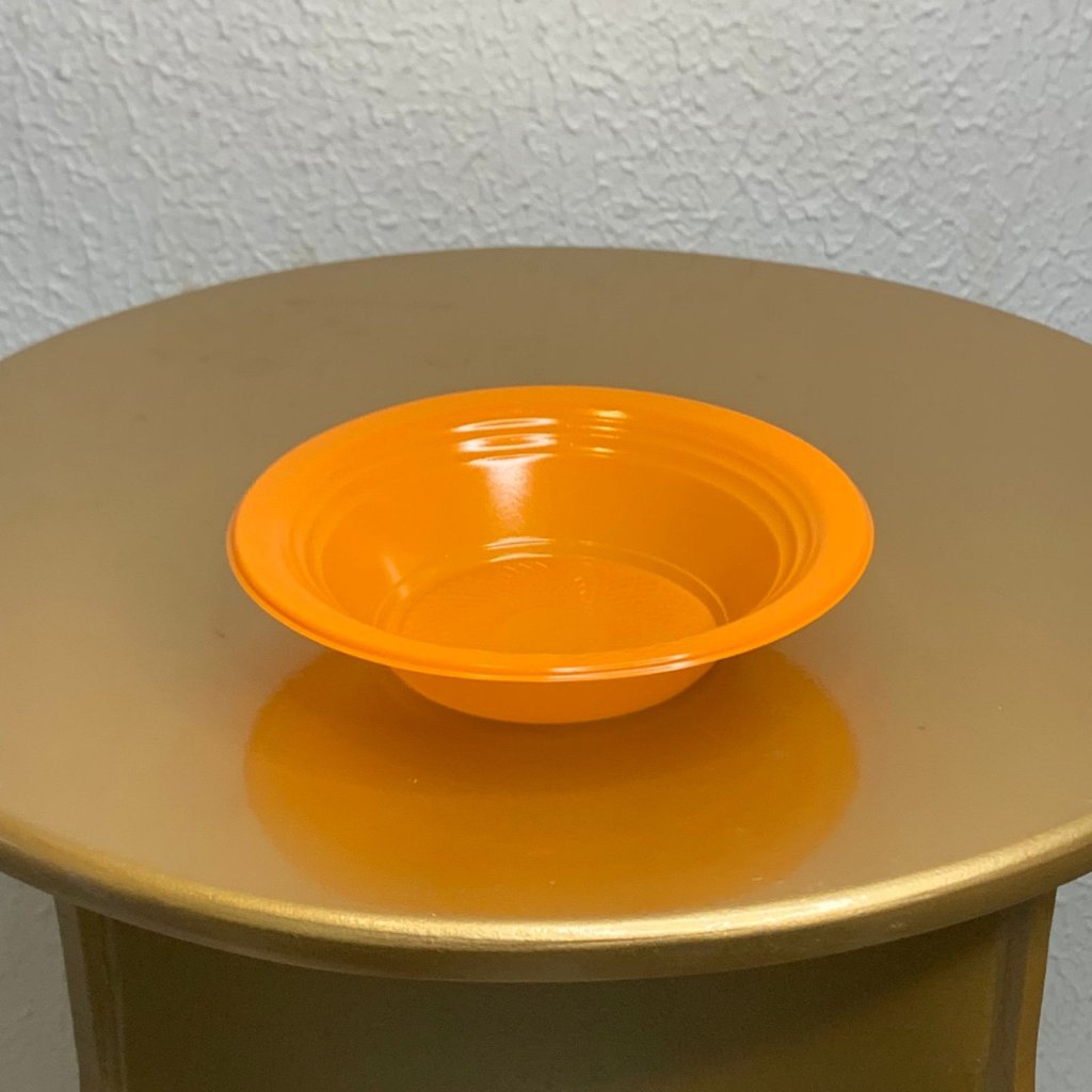 PFLA15 PRATO PLASTICO FUNDO 15CM LARANJA 30 193205